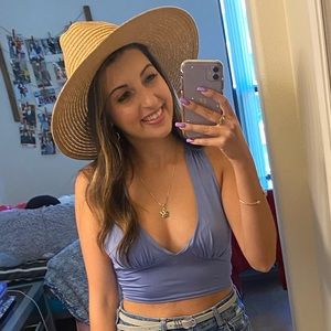 Satin Urban Outfitters Top